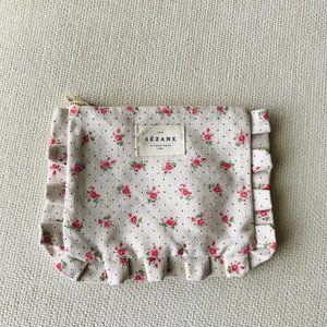 Sezane Floral Pouch